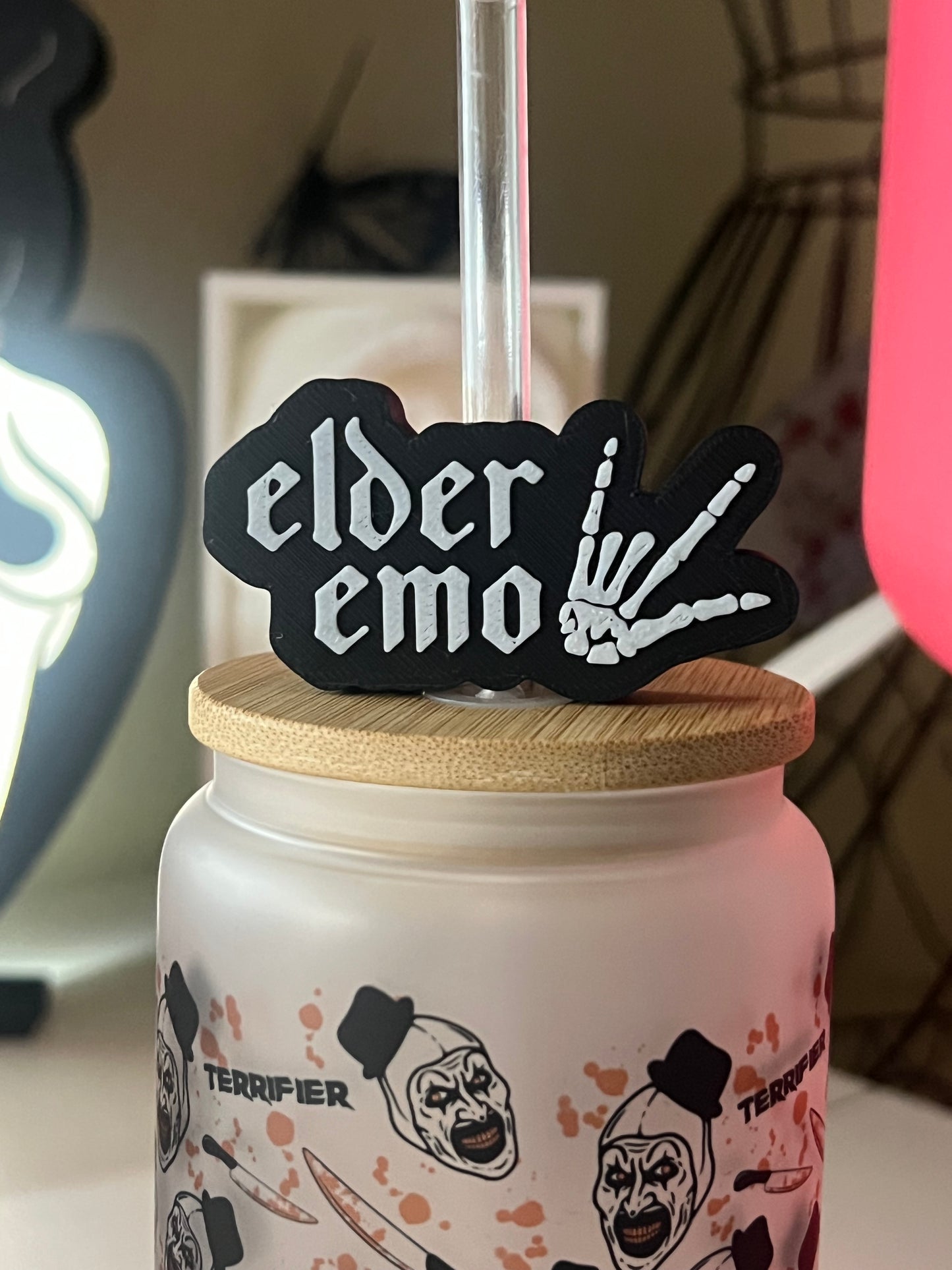 Elder Emo Straw topper