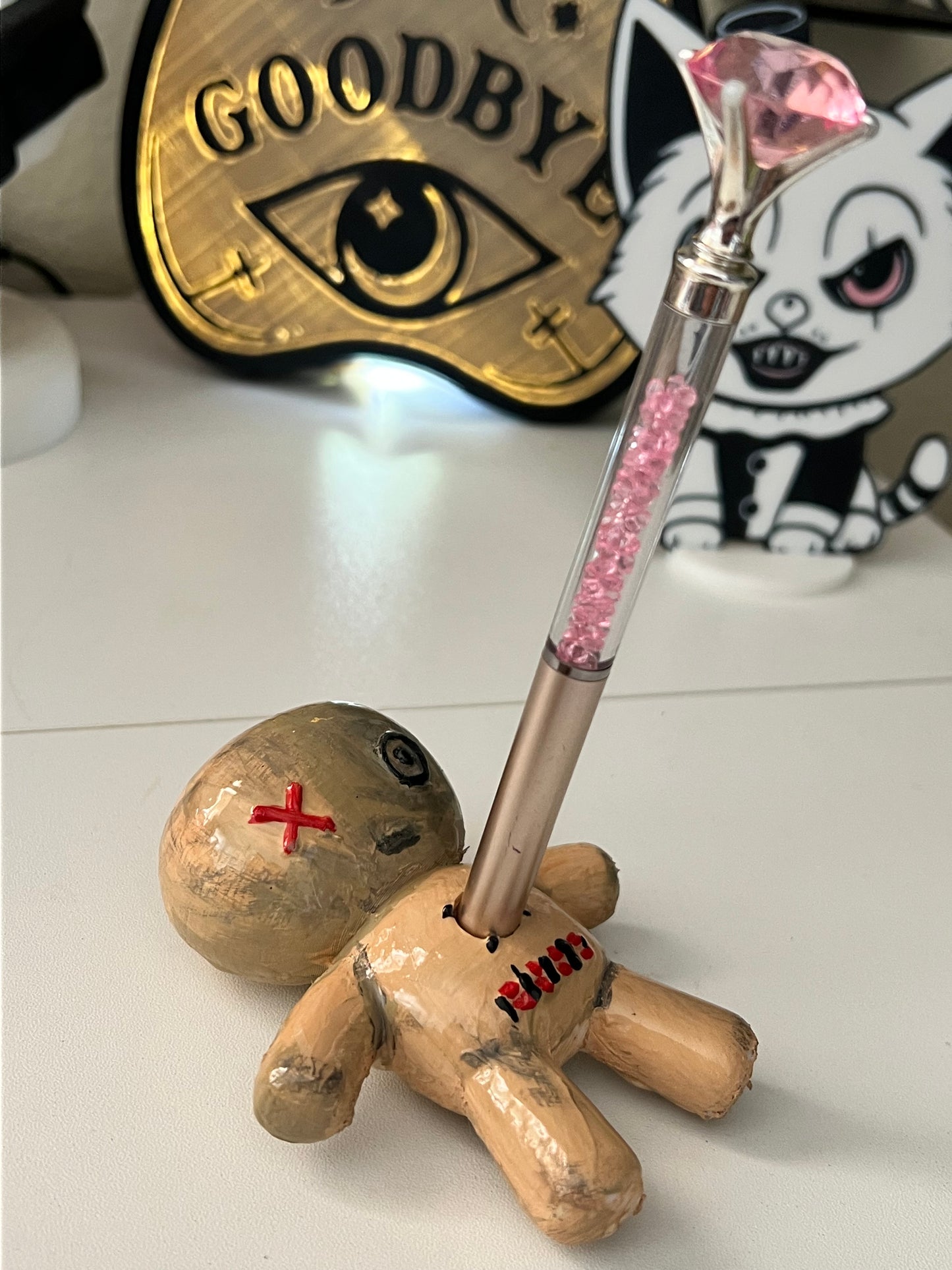 voodoo pen holder