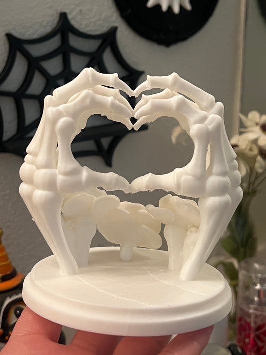 Skeleton Heart Hands