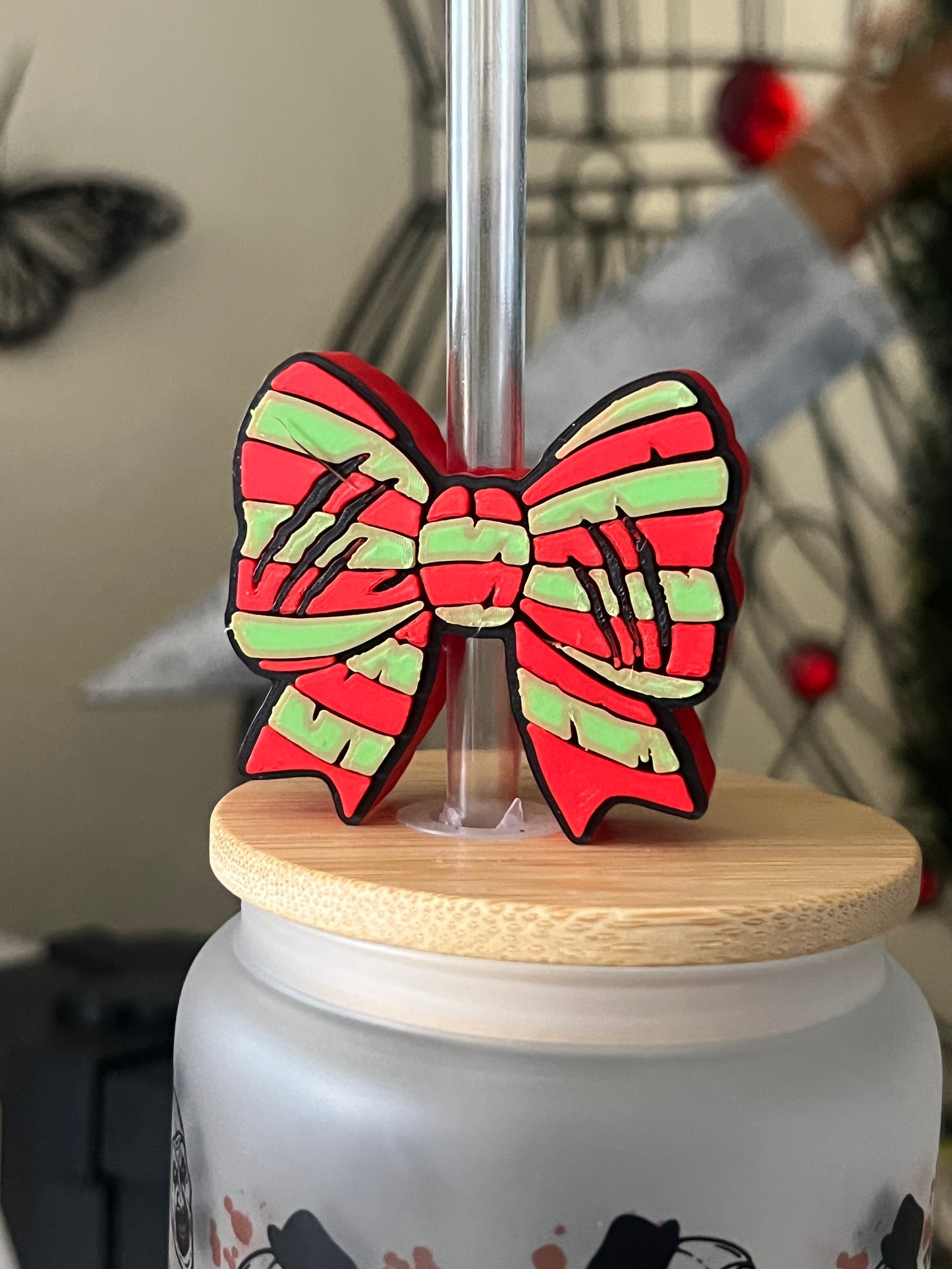 Freddy Bow Straw Topper