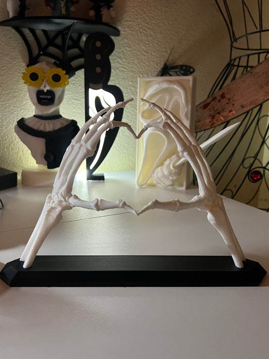 Skeleton Heart Hands