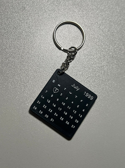 Anniversary Calendar Keychain