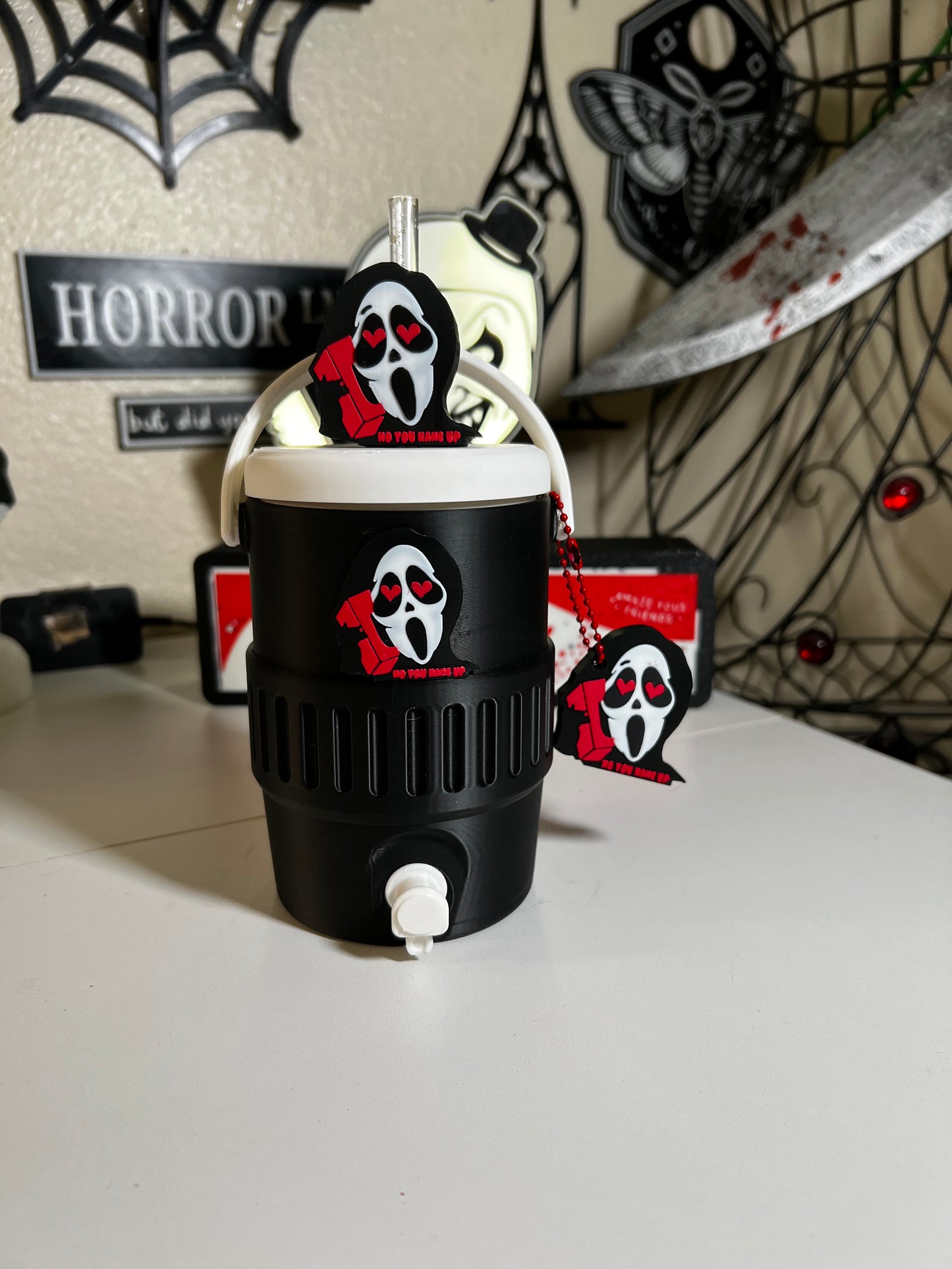 Spooky Cooler Can Holder