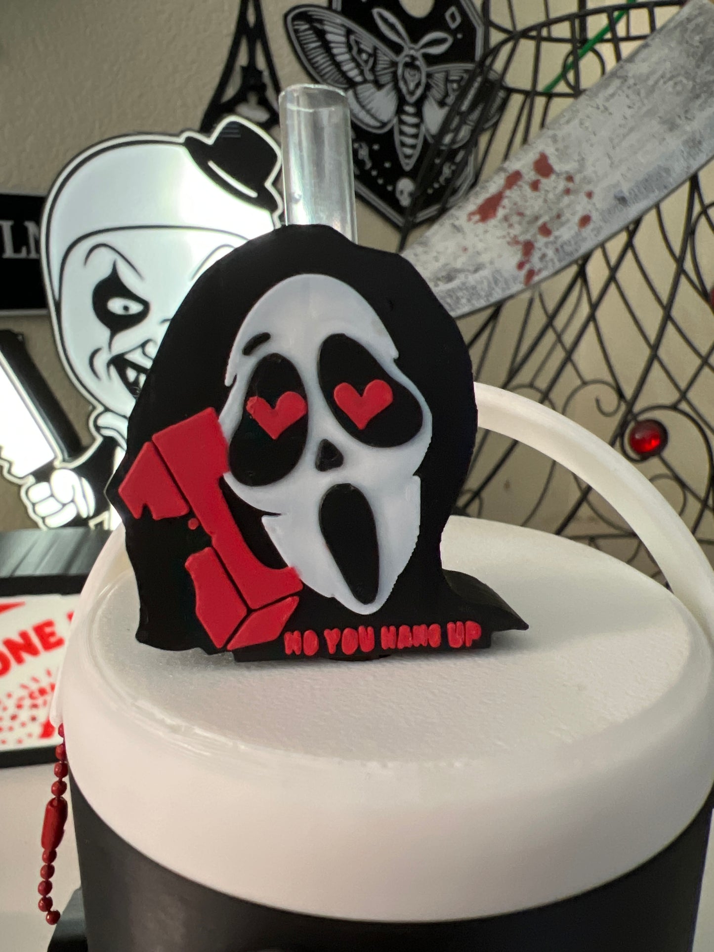 Ghost Straw Topper
