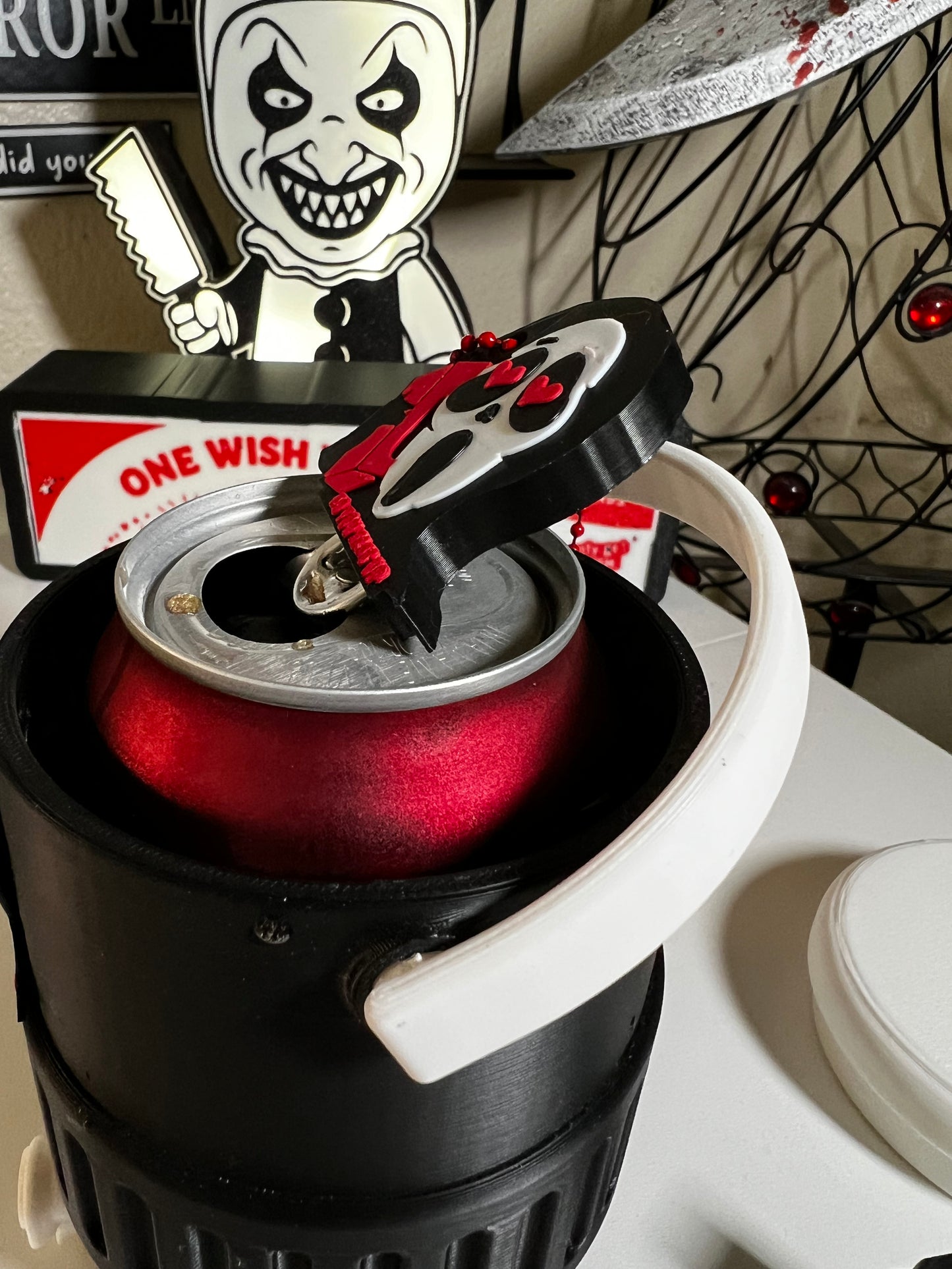 Spooky Cooler Can Holder
