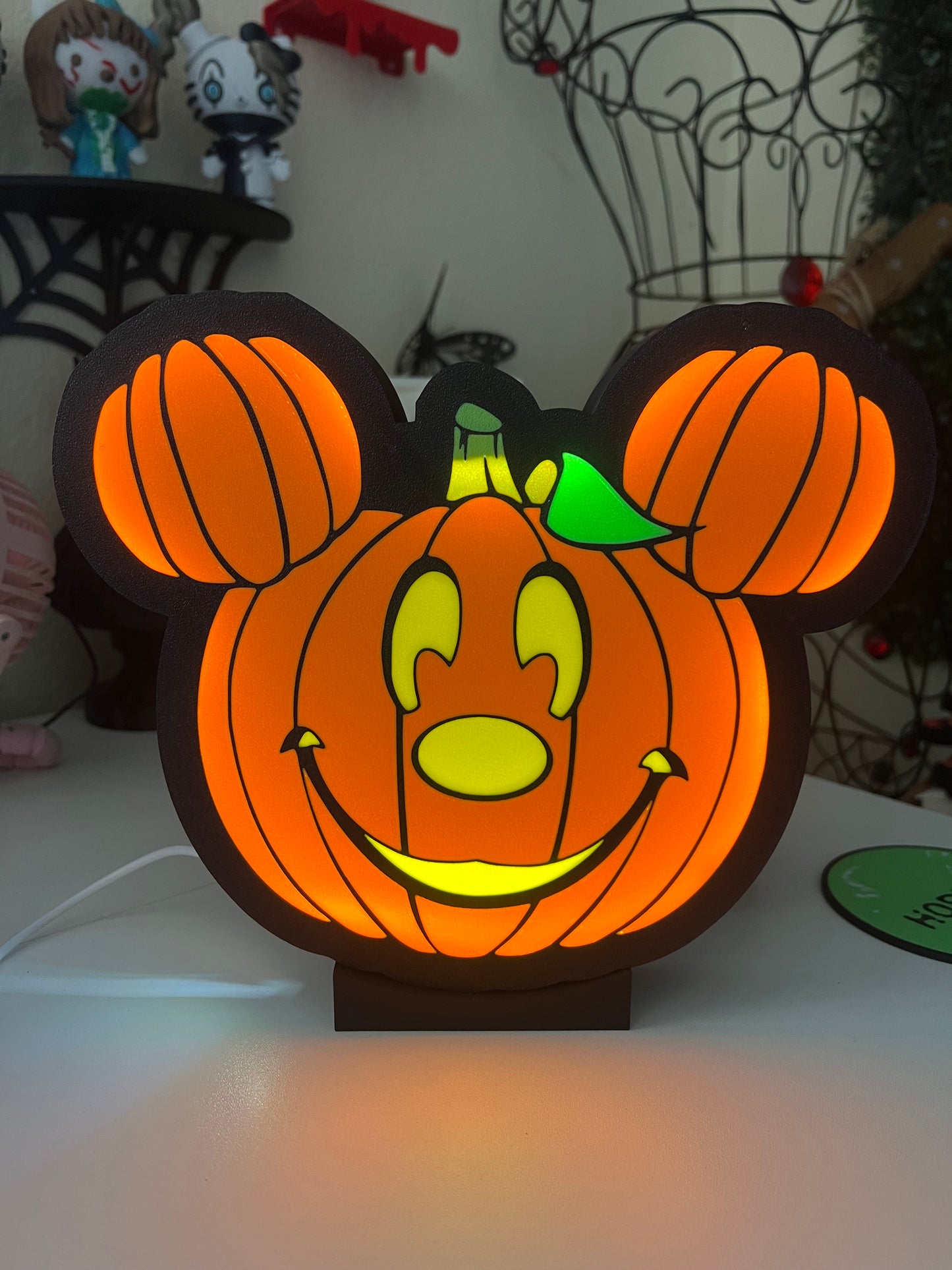 Mickey Pumpkin Light