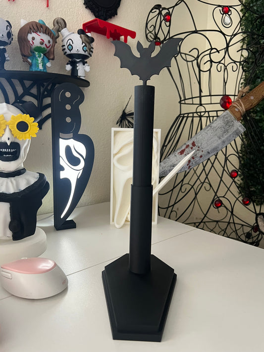 Bat paper towel holder