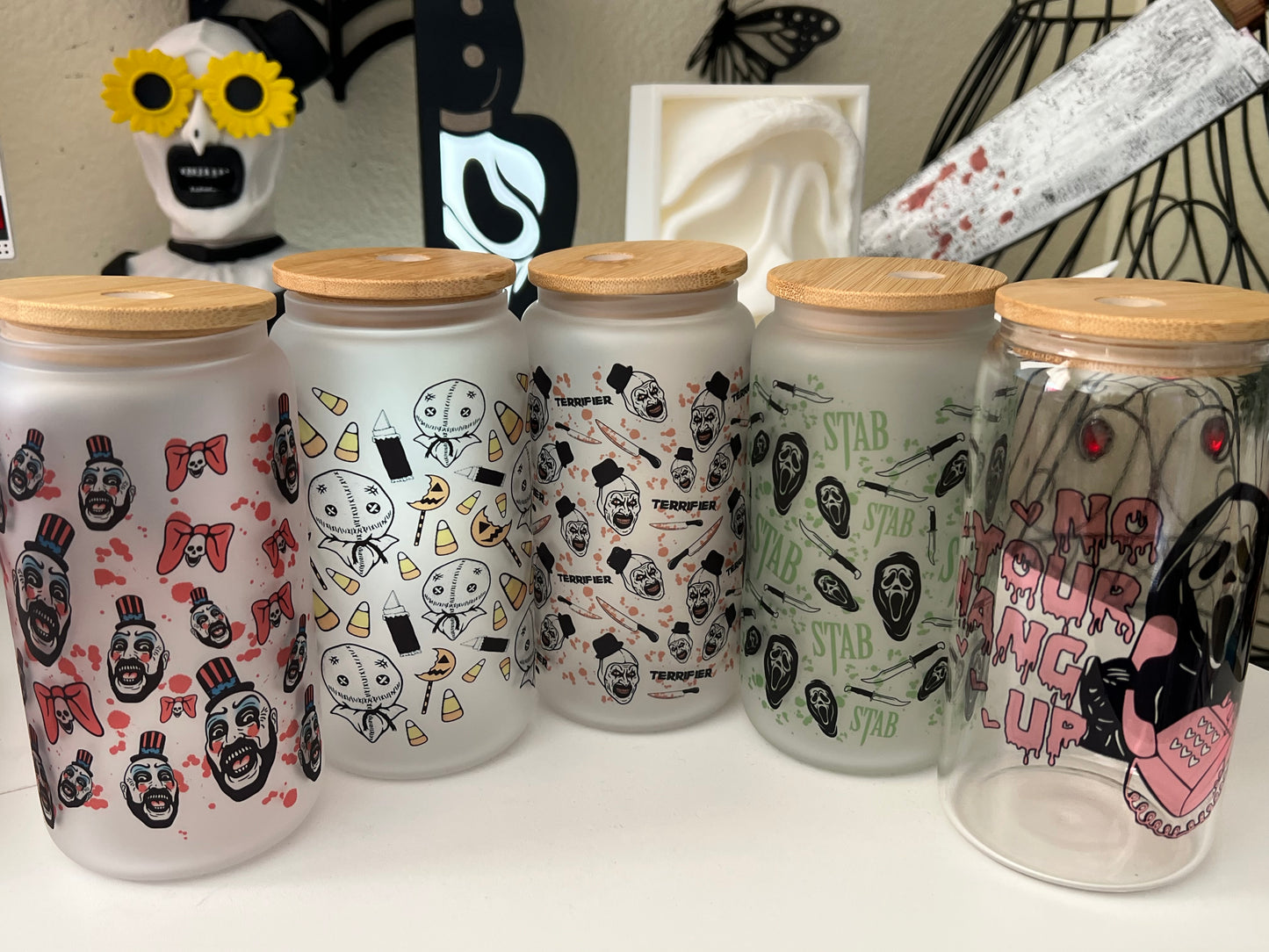 Horror Glass Cups