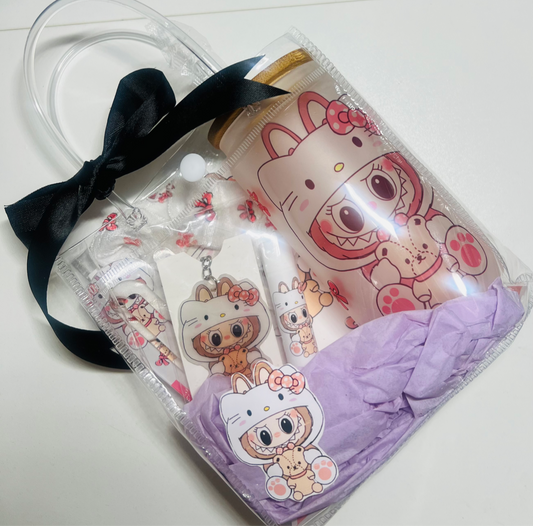 Labubu inspired gift bag