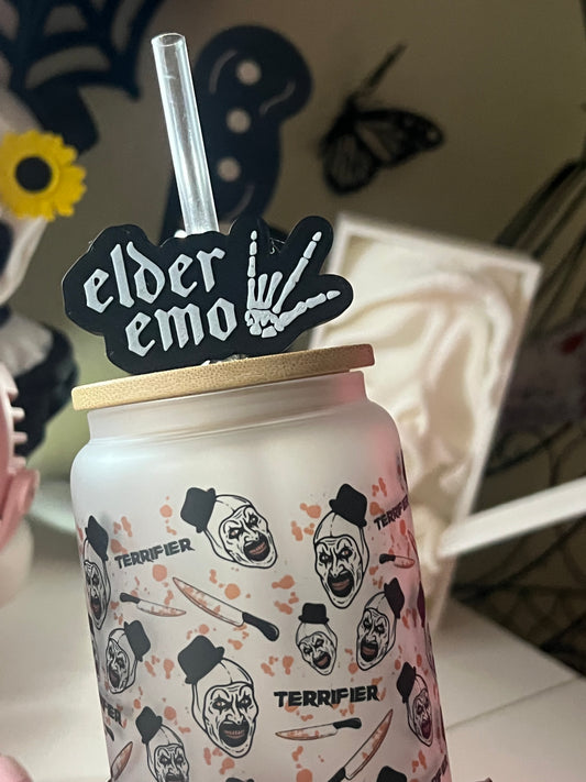 Elder Emo Straw topper