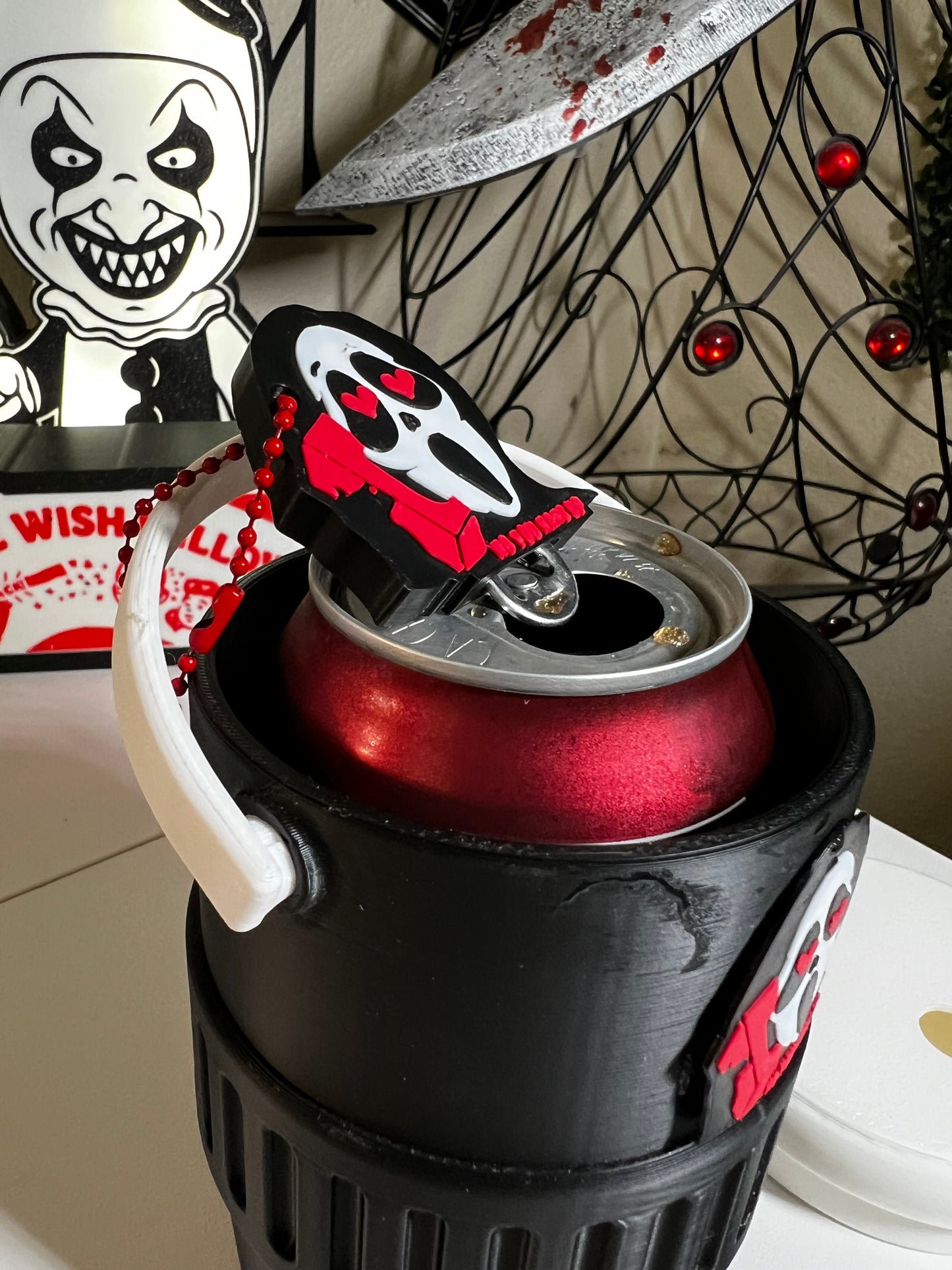 Spooky Cooler Can Holder