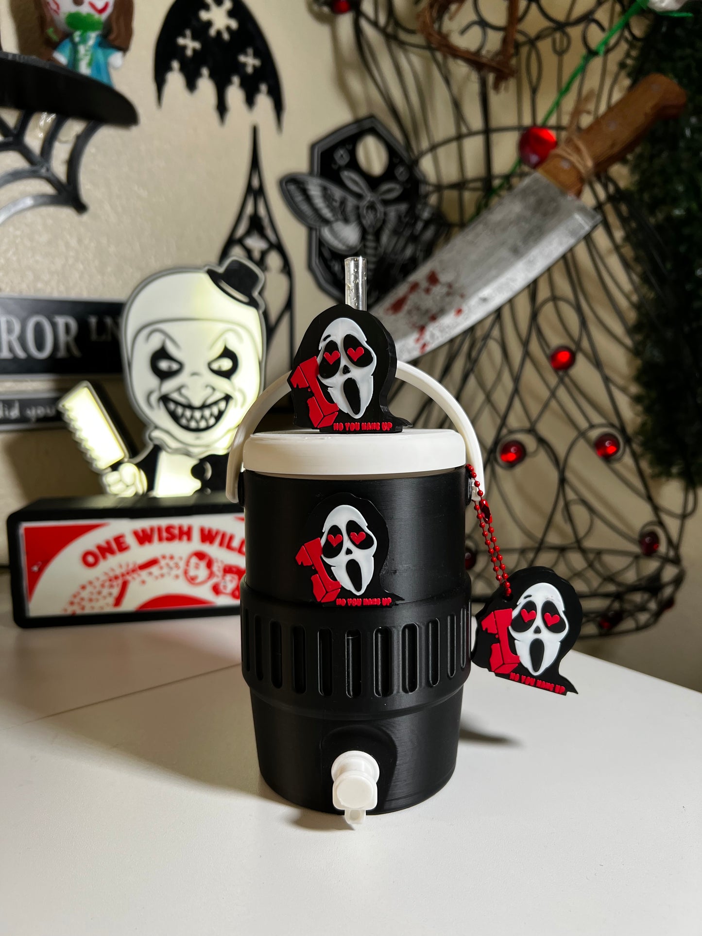 Spooky Cooler Can Holder