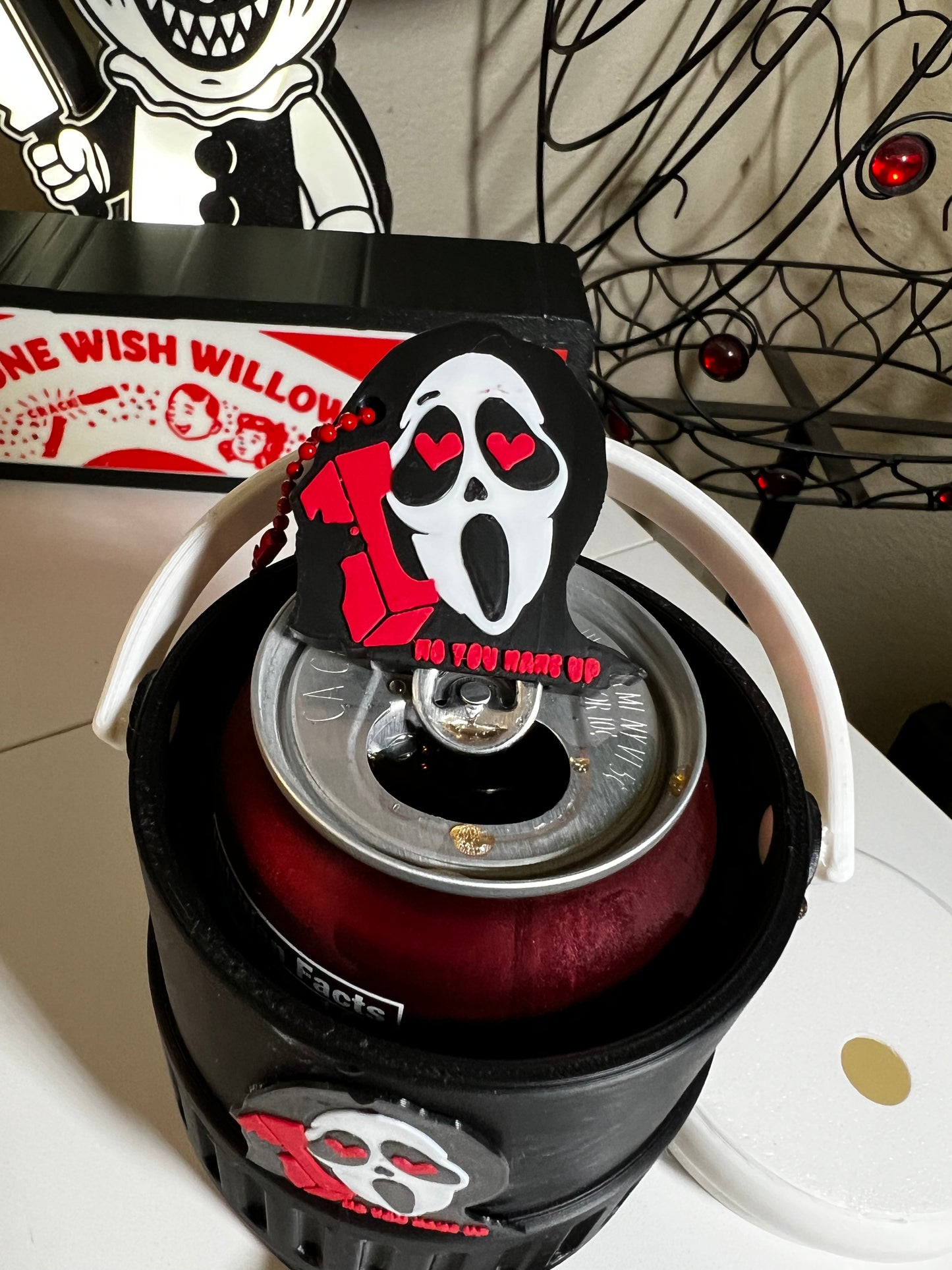 Spooky Cooler Can Holder