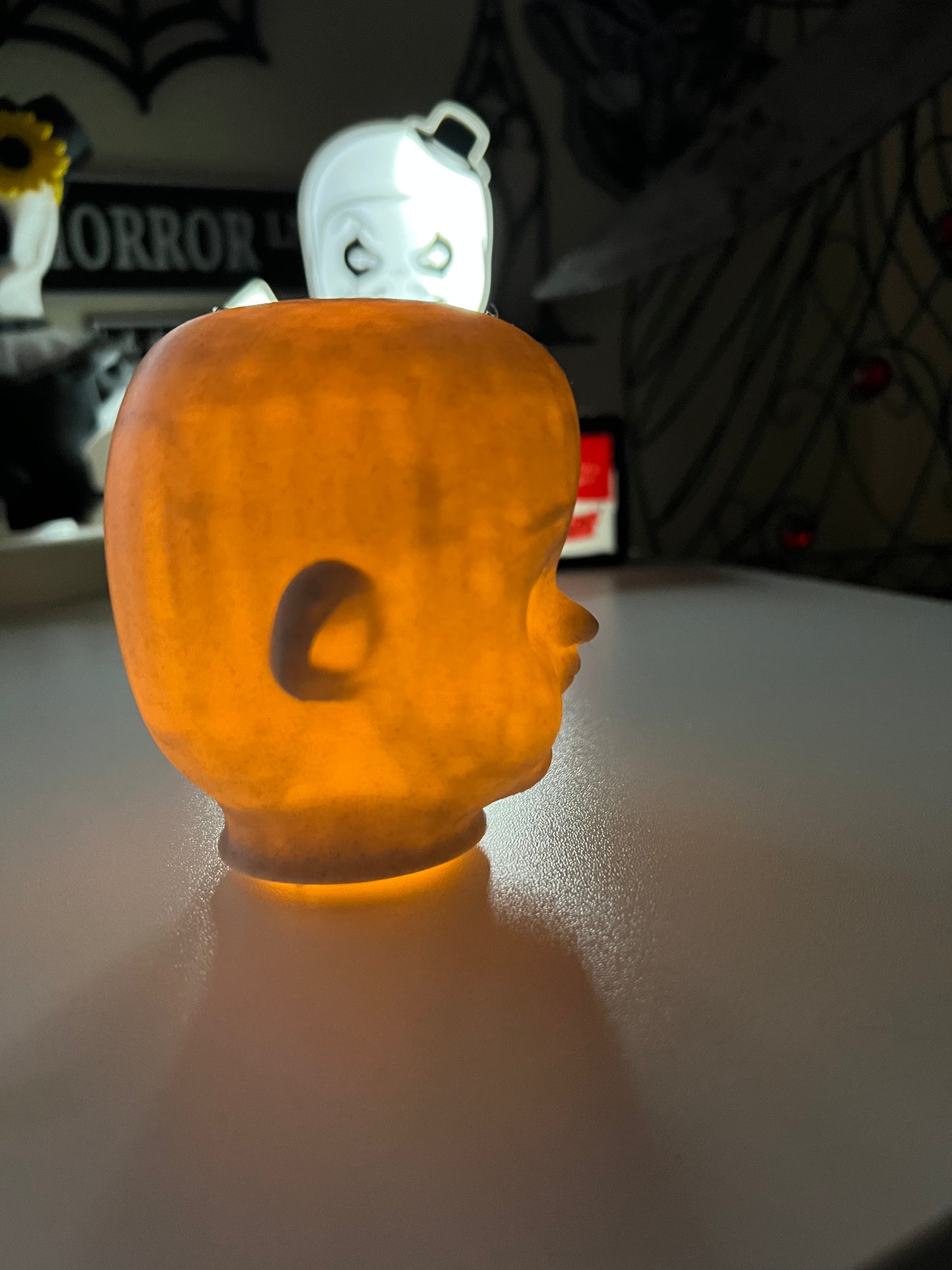 Creepy doll head