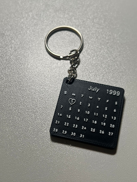 Anniversary Calendar Keychain