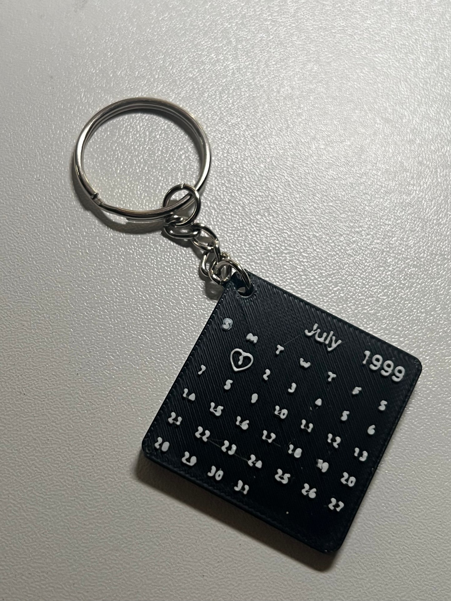 Anniversary Calendar Keychain